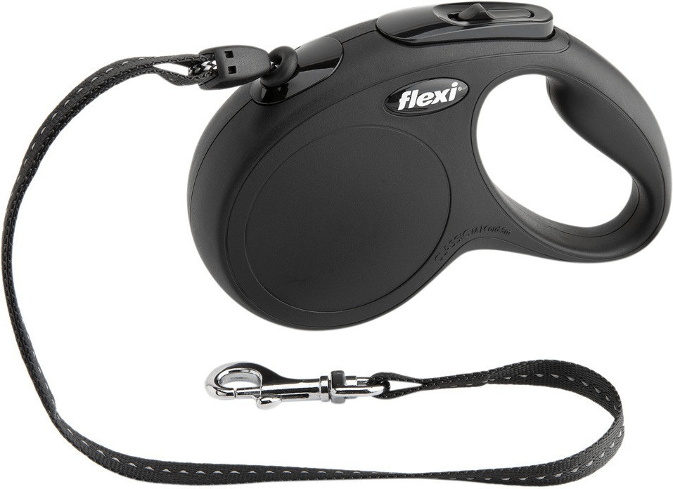 Flexi Laisse-cordon New Classic M 8 m noir