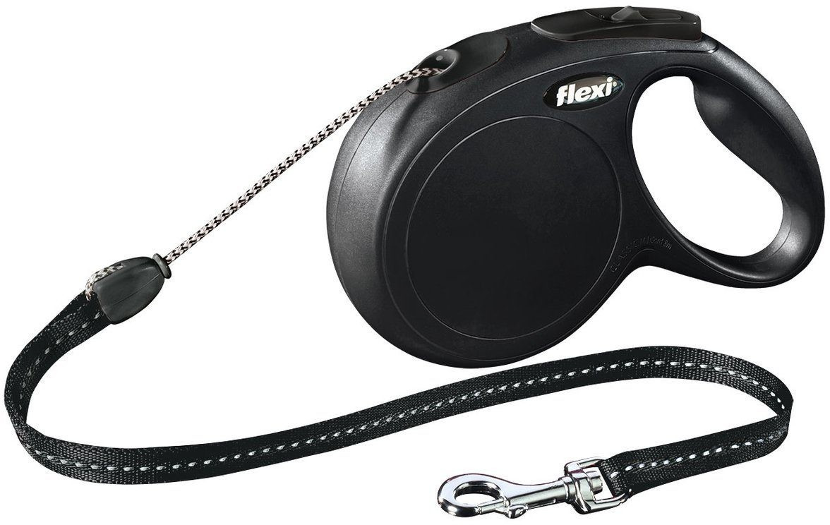 Flexi Laisse enrouleur pour chien M 8 m noir