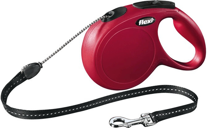 Flexi Laisse-cordon New Classic S 8 m rouge