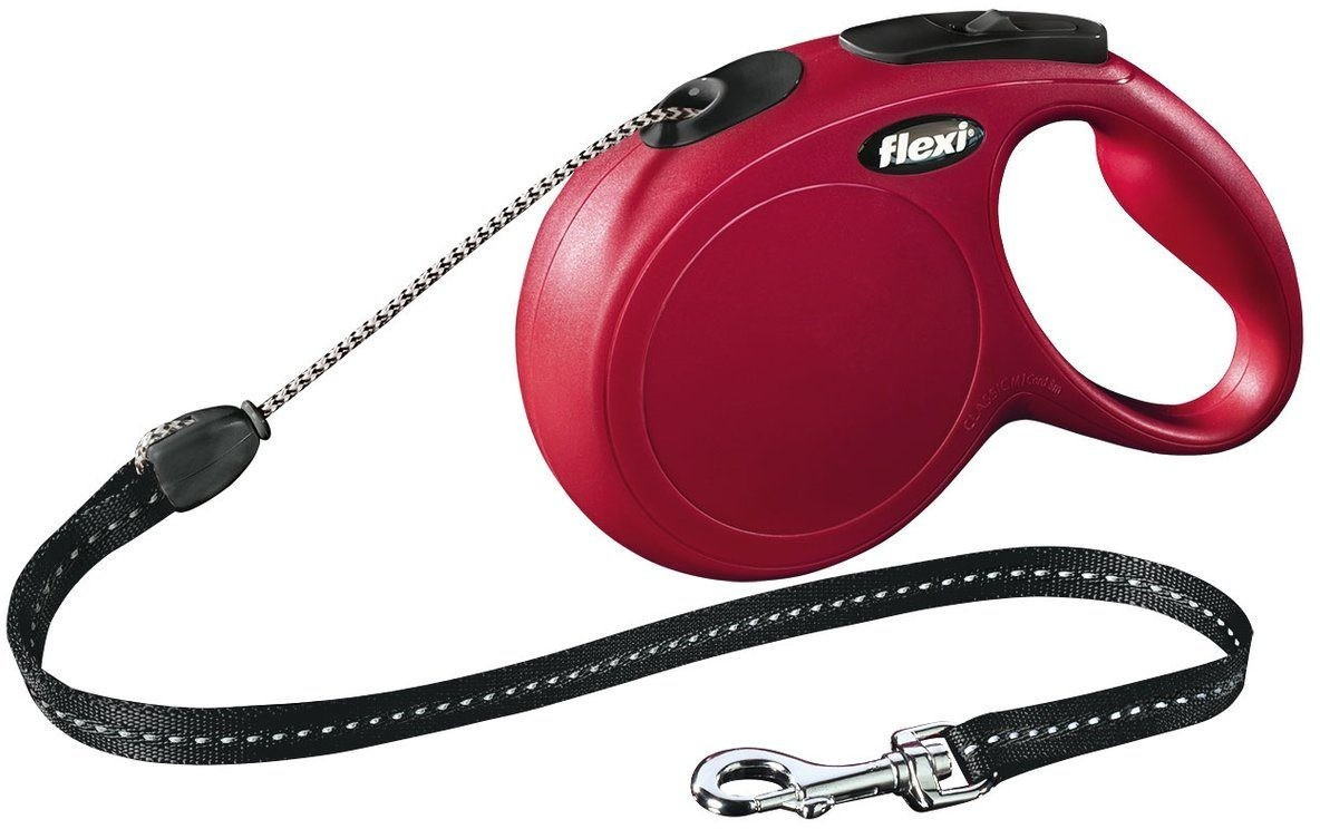 Flexi Laisse enrouleur pour chien S 8 m rouge Flexi Laisse enrouleur pour chien S 8 m rouge