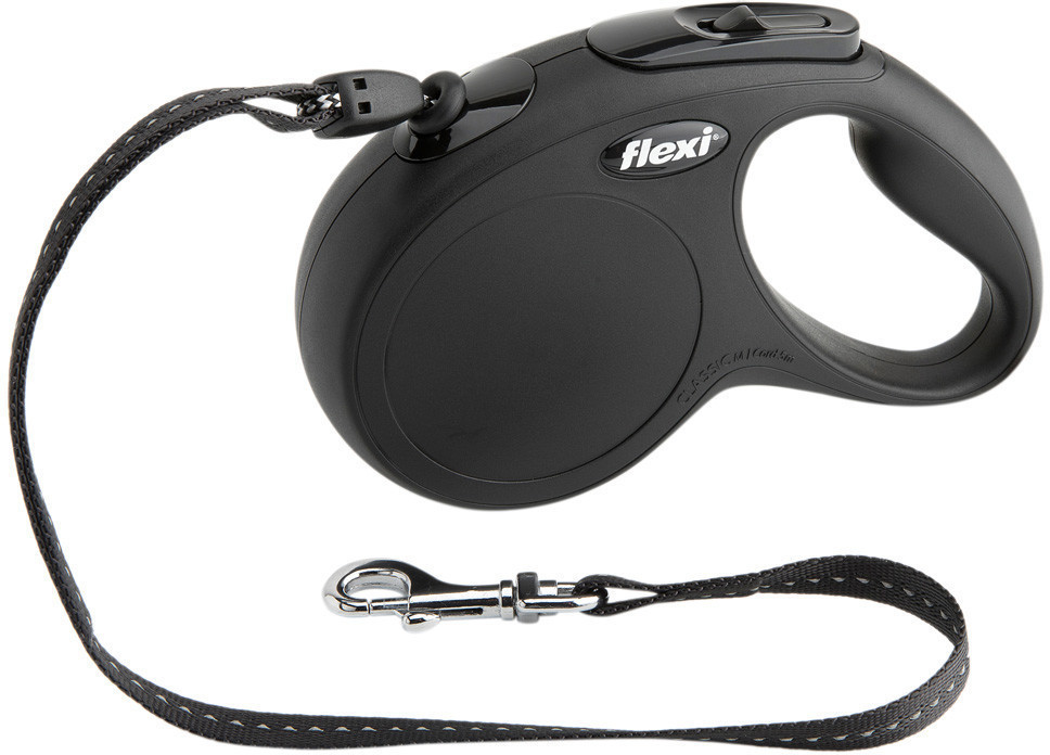 Flexi Laisse-cordon New Classic S 8 m noir