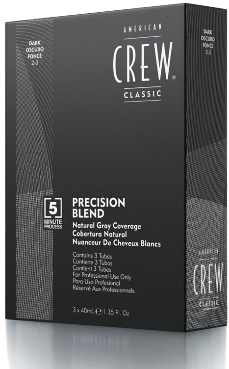 American Crew Precision Blend Natural Grey Coverage 2-3 dark (3 x 40 ml)