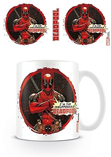 Photos - Mug / Cup Marvel Comics Marvel Mug mit Deadpool-Design Insufferable