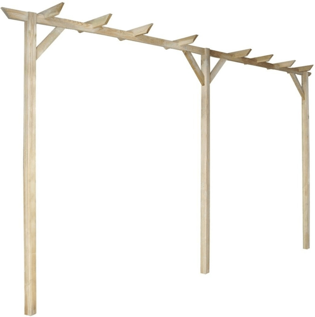 VidaXL Pergola de jardin en bois (400 x 40 x 205 cm)