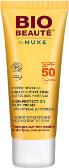 NUXE Bio Beauté crème soyeuse haute protection SPF 50 (50 ml)