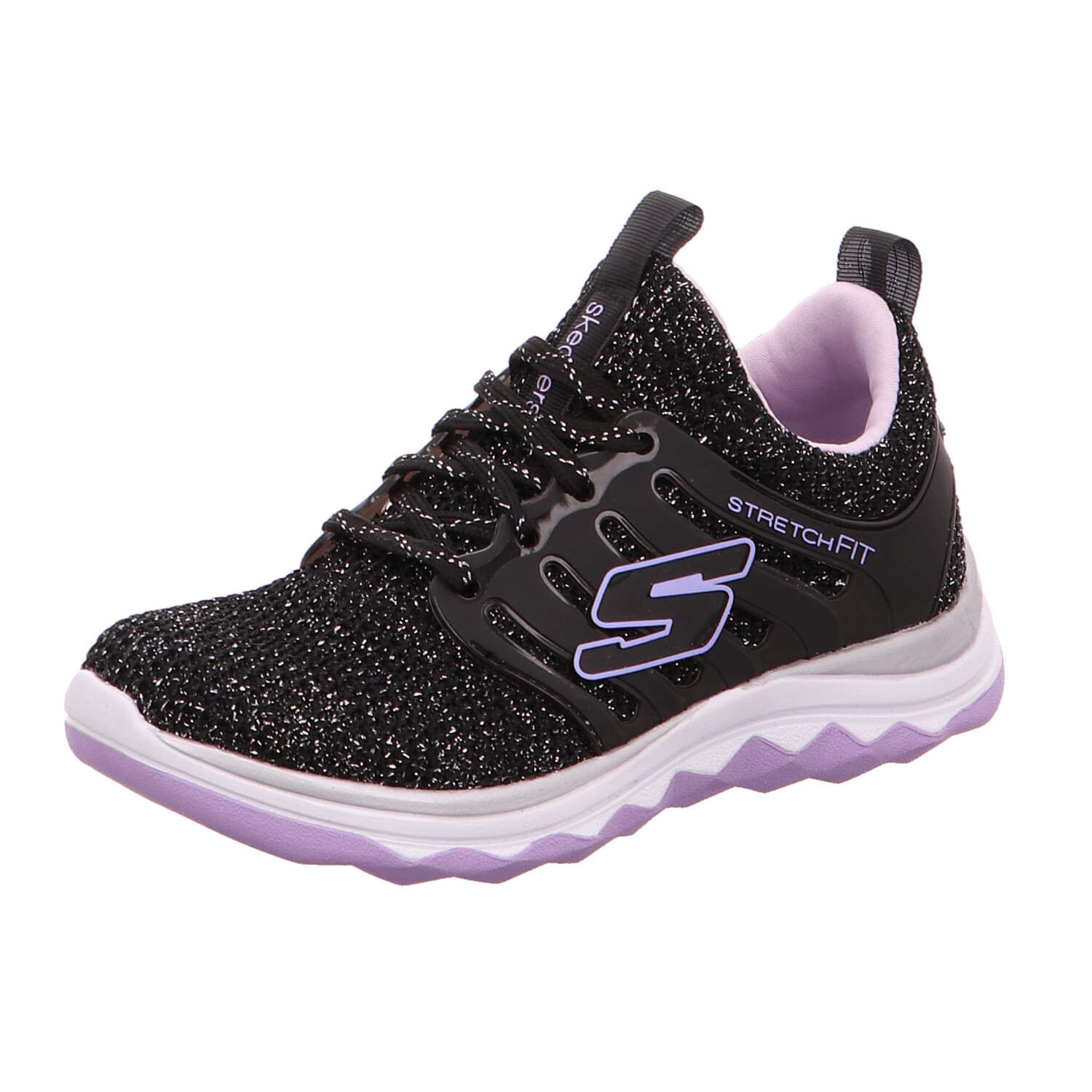 Skechers Diamond Runner (81561L) sparkle sprint black/lavender
