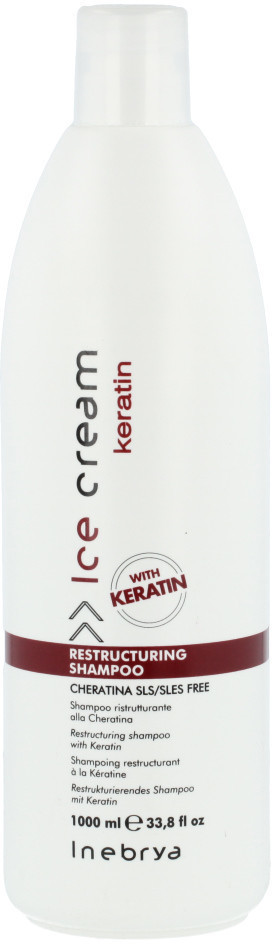 Inebrya Ice Cream Keratin Restructuring Shampoo (1000 ml)