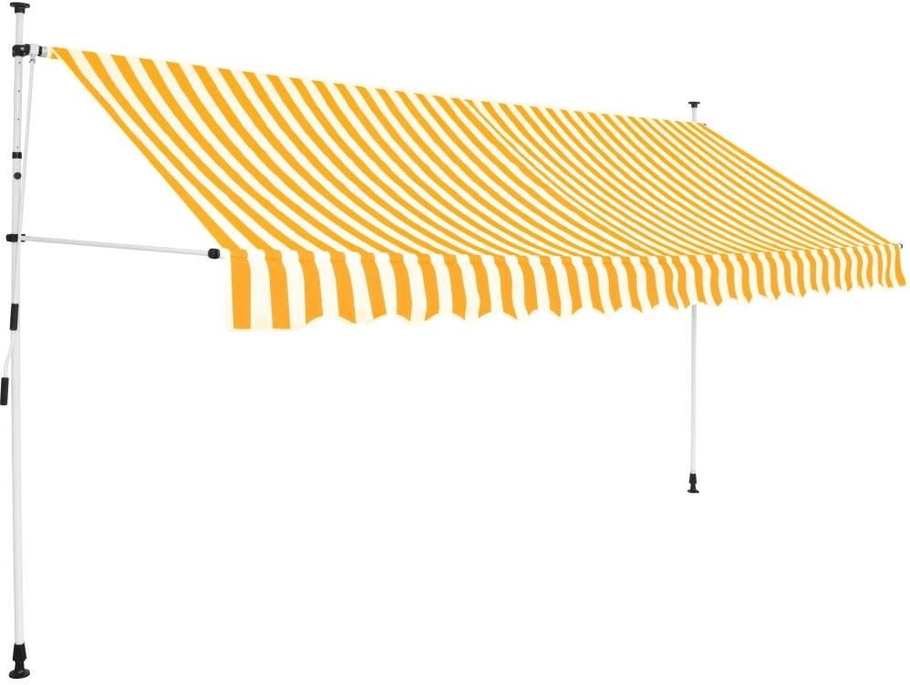 VidaXL 400 cm yellow-white