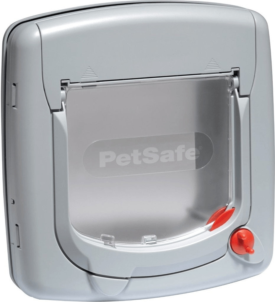 Petsafe Staywell Manual 4-Way Locking Deluxe Cat Flap - Grey