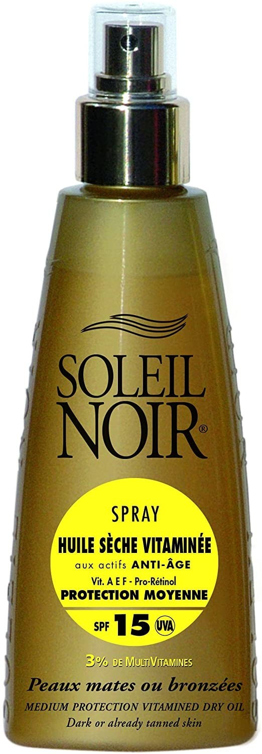 Soleil Noir Huile sèche SPF 15 (150 ml)