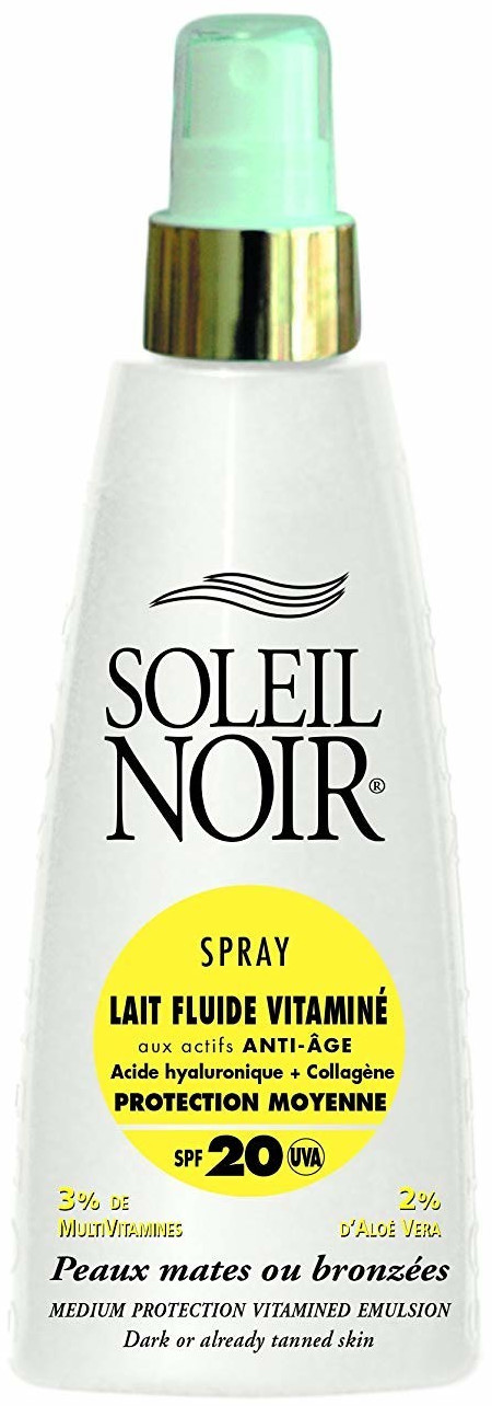 Soleil Noir Spray fluide anti-âge SPF 20 (150 ml)