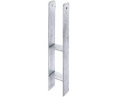 4 Stück 121 mm H-Anker 6x50x600 mm  Pfostenanker H-Pfostenanker Betonanker Anker 