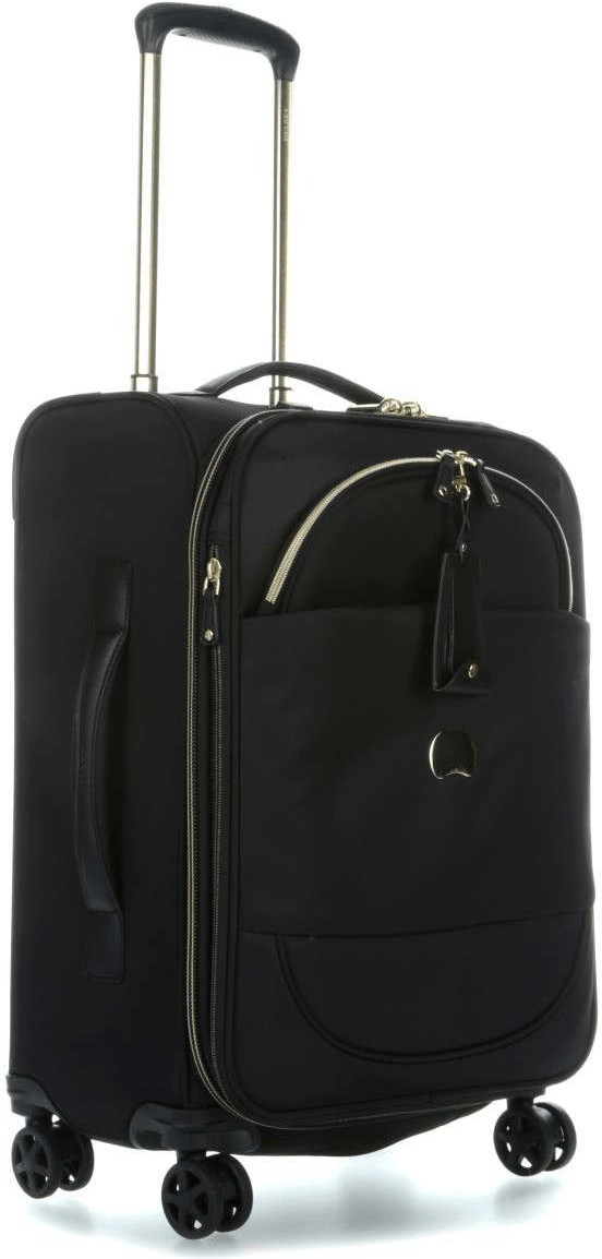 Delsey Valise Montrouge 4 roues 55 cm noir