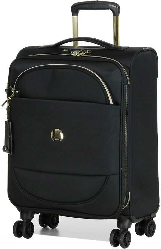 Delsey Valise Montrouge 4 roues 55 cm slim noir