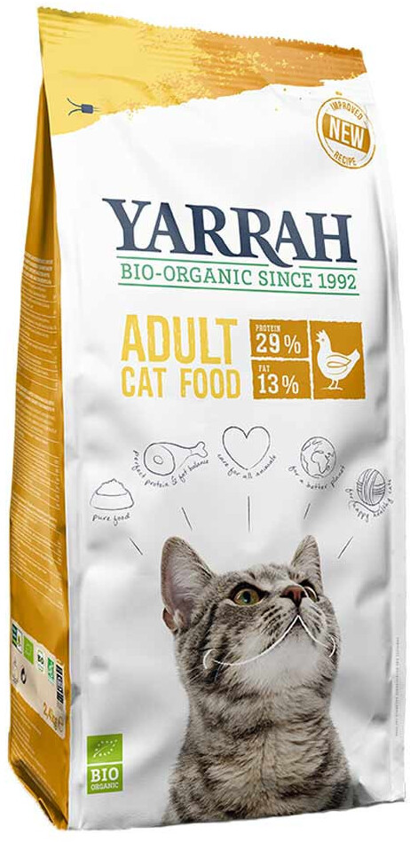 Yarrah Adult Cat Bio Huhn Trockenfutter ab 68 39 Preisvergleich bei idealo