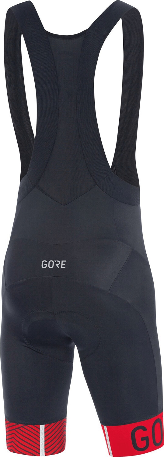 Gore M C5 Optiline Bib Shorts+ noir/rouge
