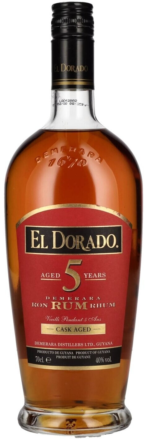 El Dorado 5 ans 40 % 0,7 L