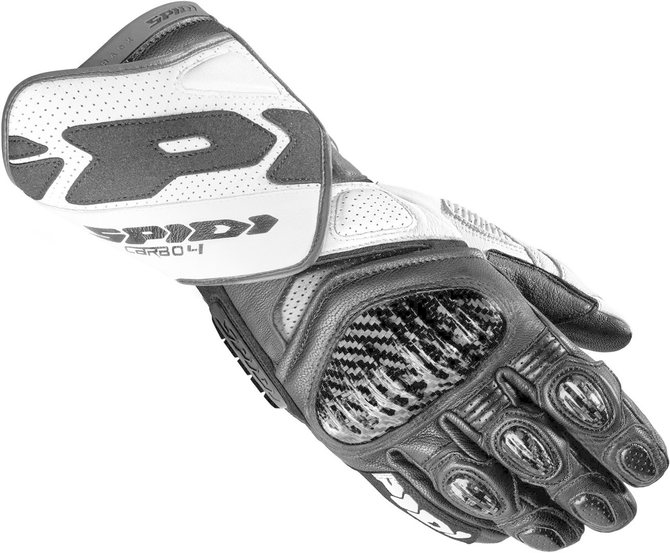 Spidi Gants Carbo 4 noir/blanc