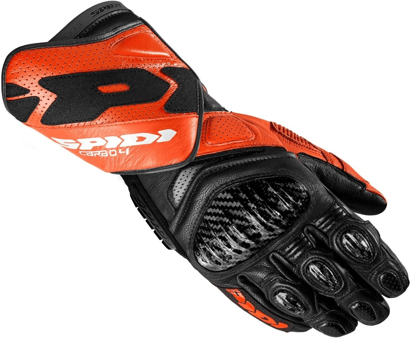 Spidi Gants Carbo 4 noir/orange