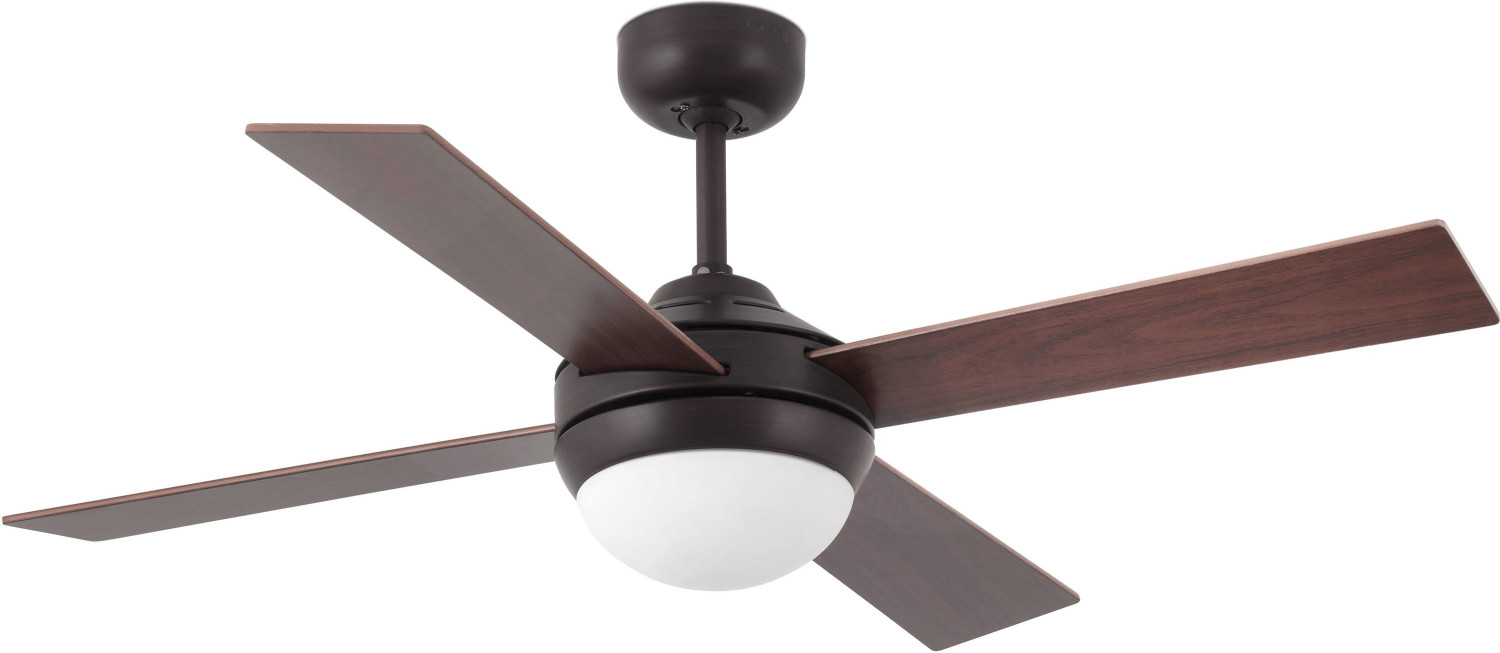Faro Mini Icaria - Rust beacon ceiling fan (33697)
