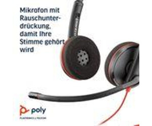 HP Poly Blackwire 3220 Stereo USB-C Headset USB-C/A Adapter (8X228A6