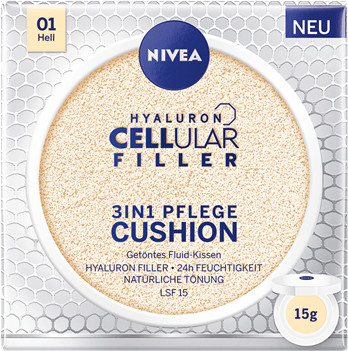 Photos - Foundation & Concealer Nivea Hyaluron Cellular Filler 3in1 Cushion 01 light  (15ml)