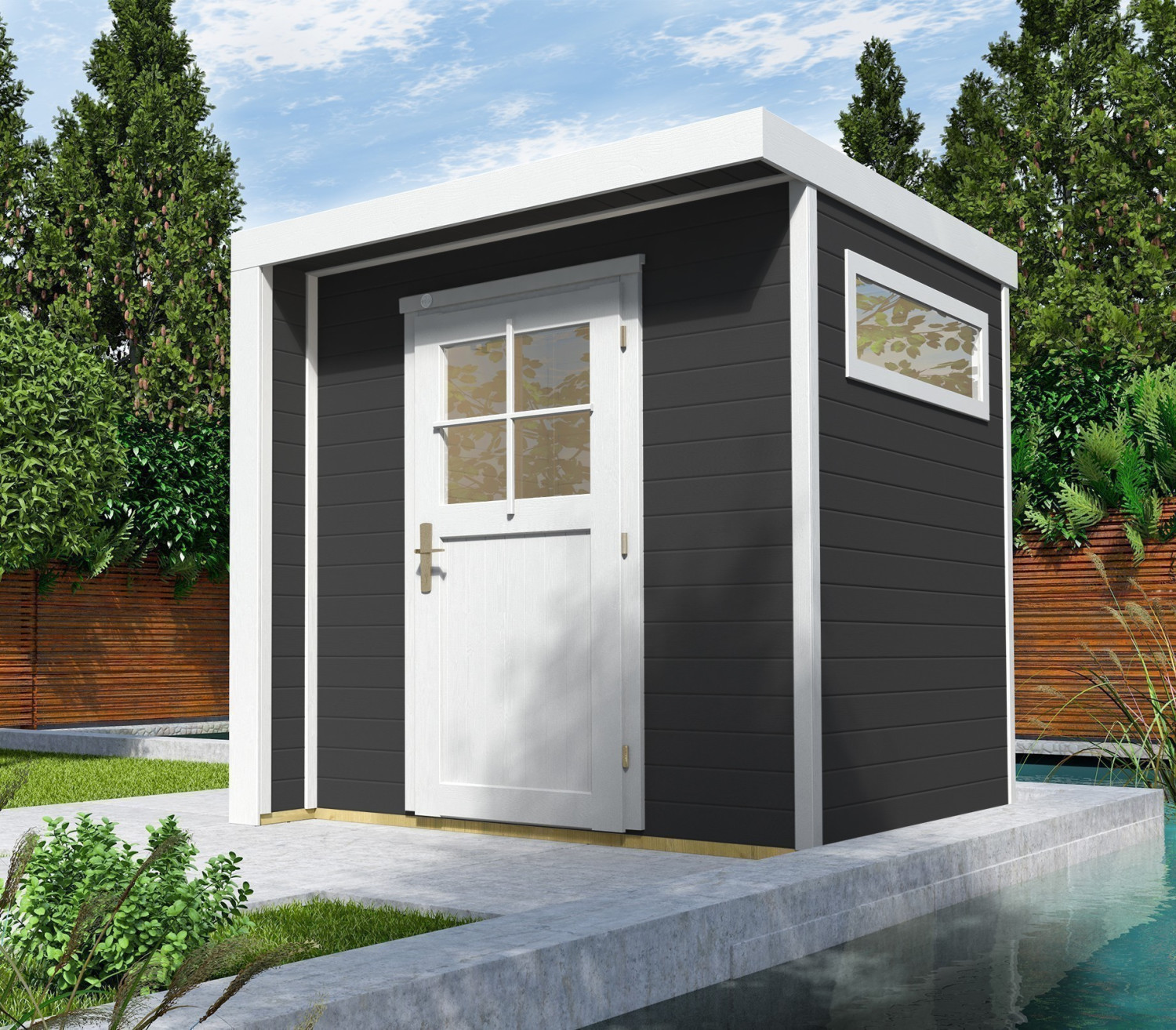 Weka Rabea (209 x 205 cm) anthracite