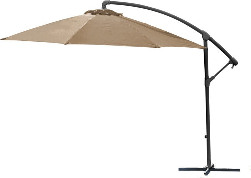 Proloisirs Parasol déporté éco 300 cm taupe