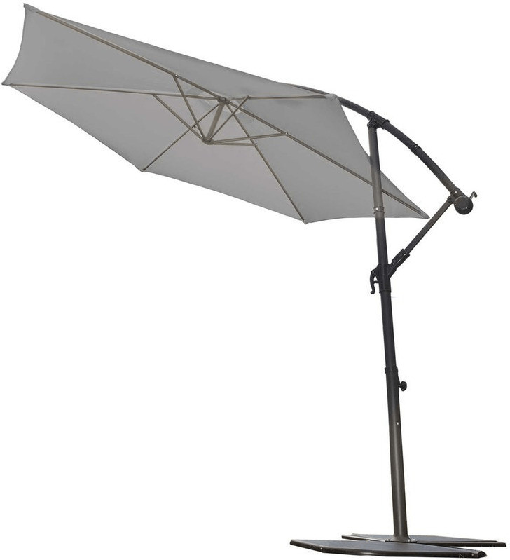 Proloisirs Parasol déporté éco 300 cm gris