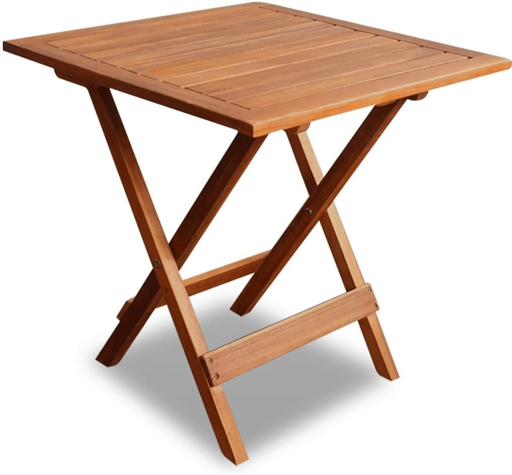 VidaXL Table de bistro acacia massif 46 x 46 x 47 cm marron (41435)