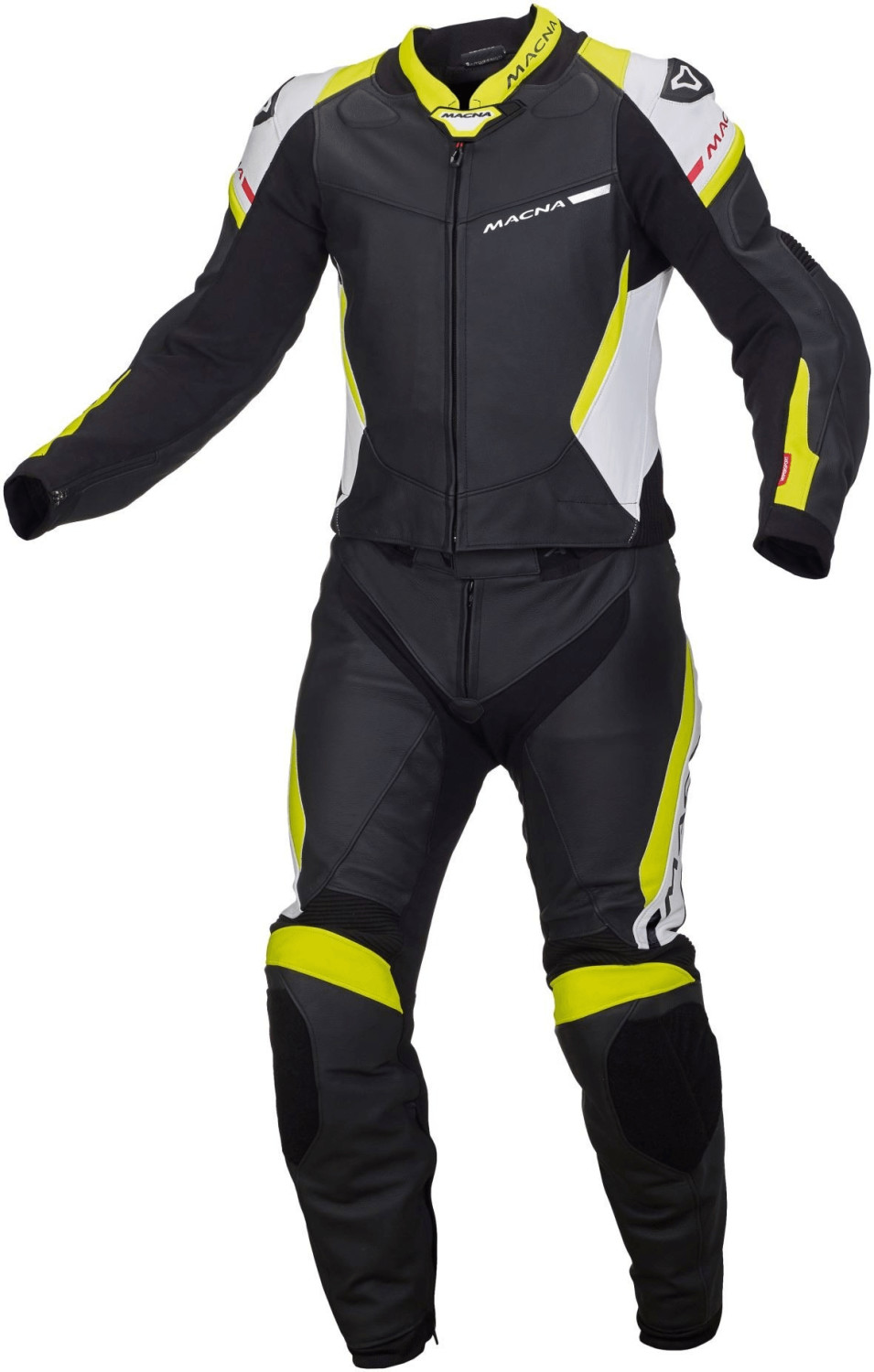 Macna Combinaison Hyper noir/blanc/vert