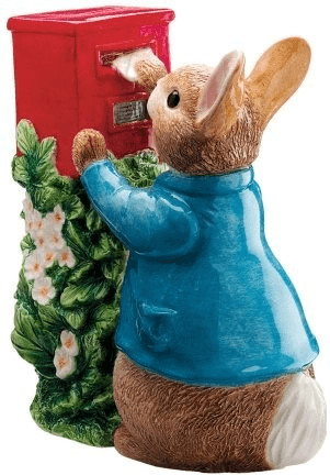 Border Fine Arts Beatrix Potter Peter Rabbit is sending a letter