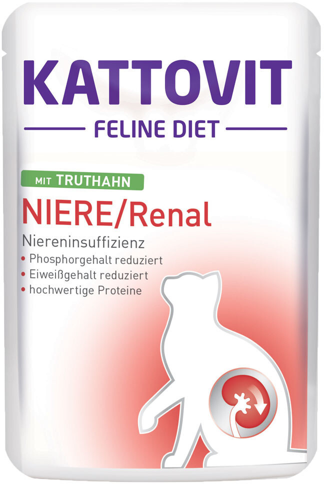 Kattovit Feline Diet Renal Turkey 85g