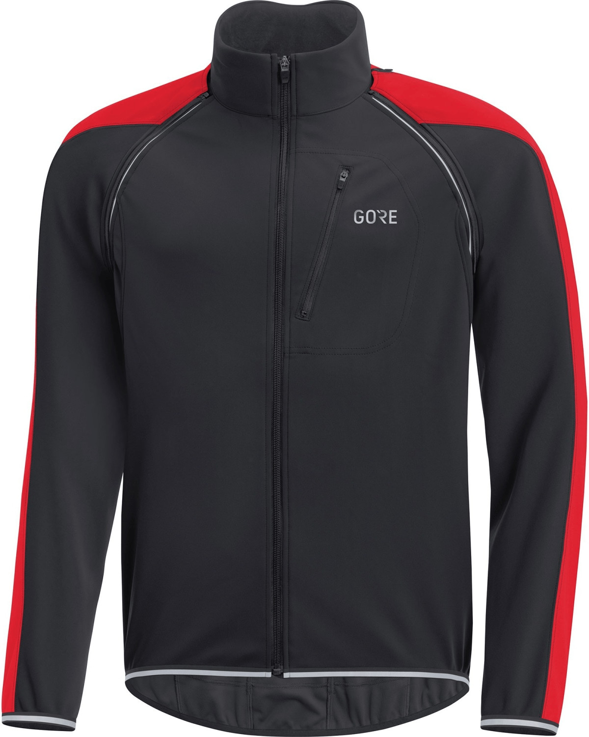 Gore M C3 Gore Windstopper Phantom Zip-Off Jacket black/red