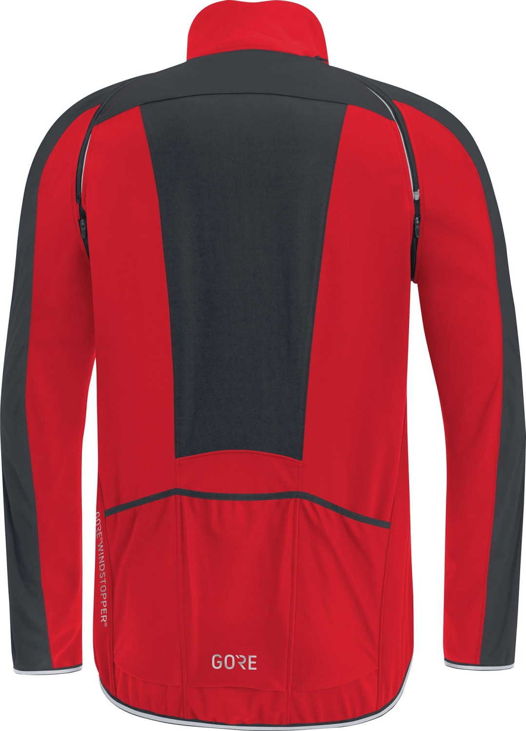 Gore M C3 Gore Windstopper Phantom Zip-Off Jacket red/black