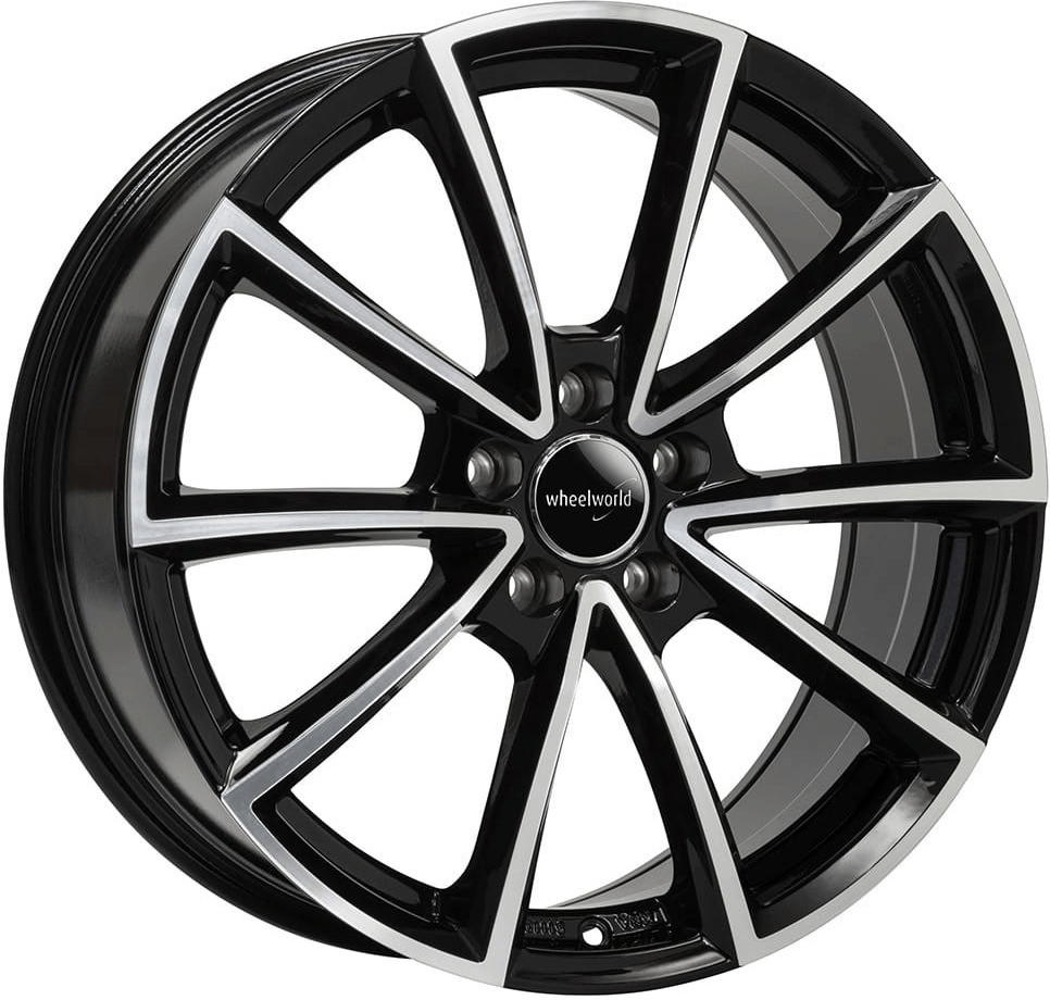 Wheelworld WH28 (8,5x19) black frontpolished