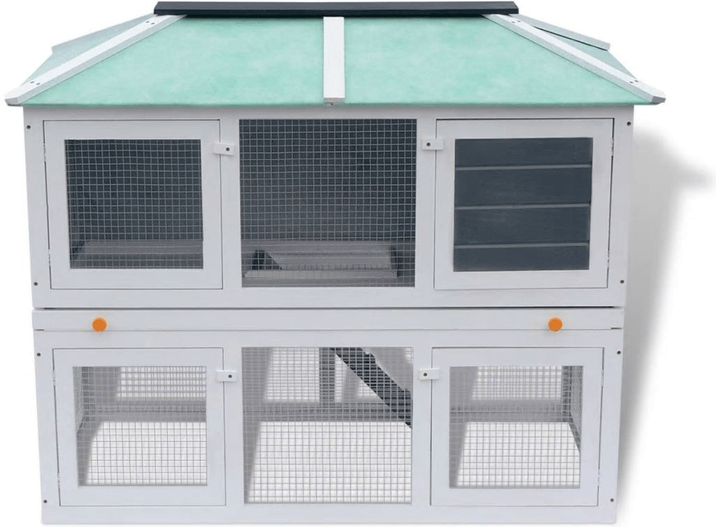 VidaXL Cage double pour animaux en bois (170344)