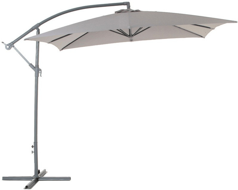 Hespéride Parasol déporté carré Hawaï 2,50 x 2,50 m