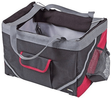 Kerbl Bicycle Bag Vacation black/red