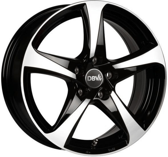 DBV 5SP 001 (6,5x16) black frontpolish