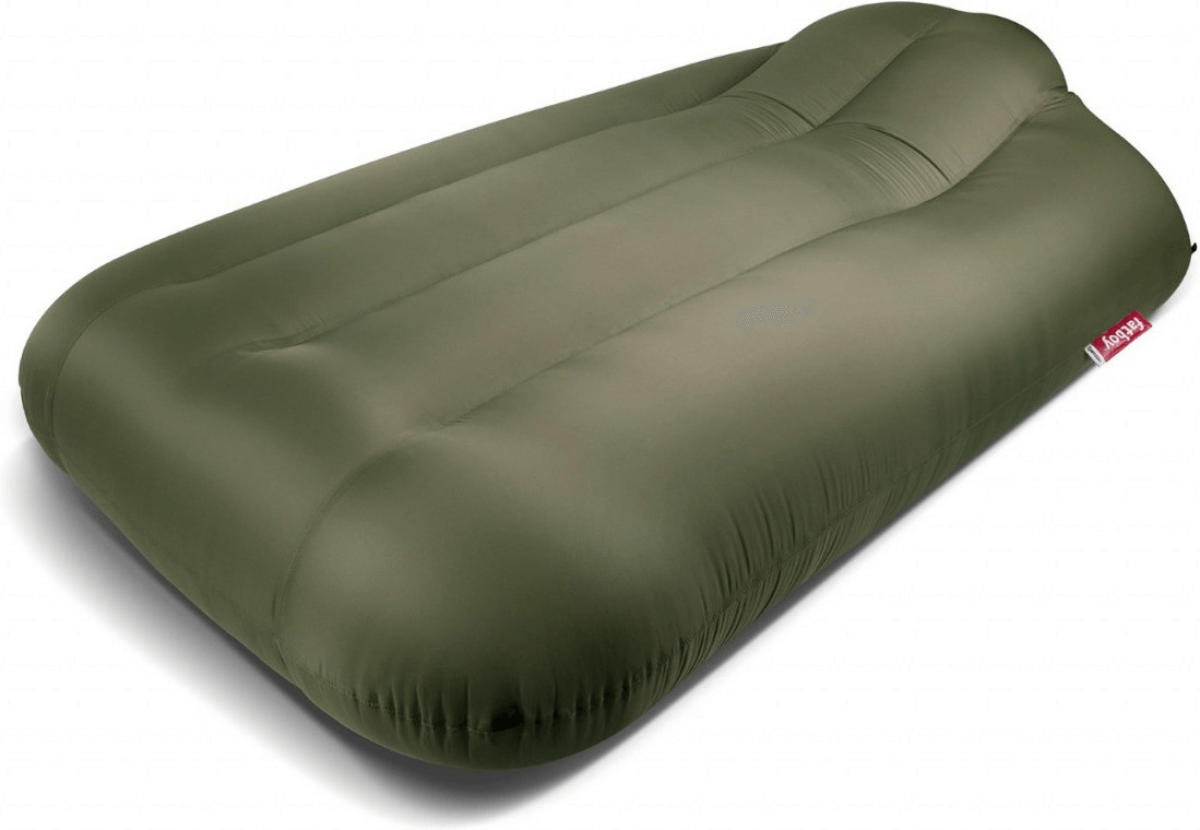 Fatboy Lamzac Original - Sac Gonflable Vert Olive - Canapé Portable - 200kg Charge Max