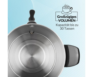 monzana® Glühweinkessel 6,8L Glühweinkocher Edelstahl Thermostat Wasserkocher 