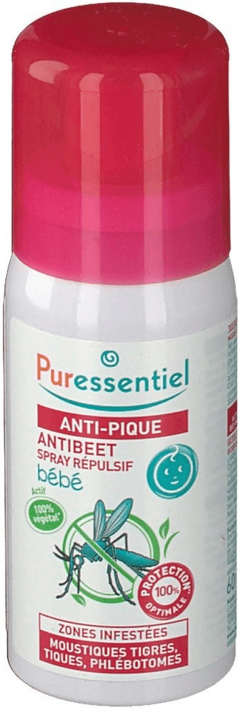 Puressentiel Spray répulsif bébé anti-pique (60 ml)
