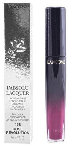 Photos - Lipstick & Lip Gloss Lancome Lancôme L'Absolu Lacquer Liquid Lipstick 468 Rose Revolution  (8ml)
