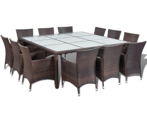VidaXL Conjunto comedor exterior 25 pzs. ratán marrón desde 895,99 ... VidaXL Conjunto comedor exterior 25 pzs. ratán marrón desde 895,99 ...