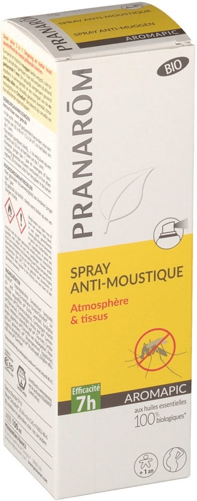 Pranarôm Spray anti-moustique atmosphère & tissus (100 ml)