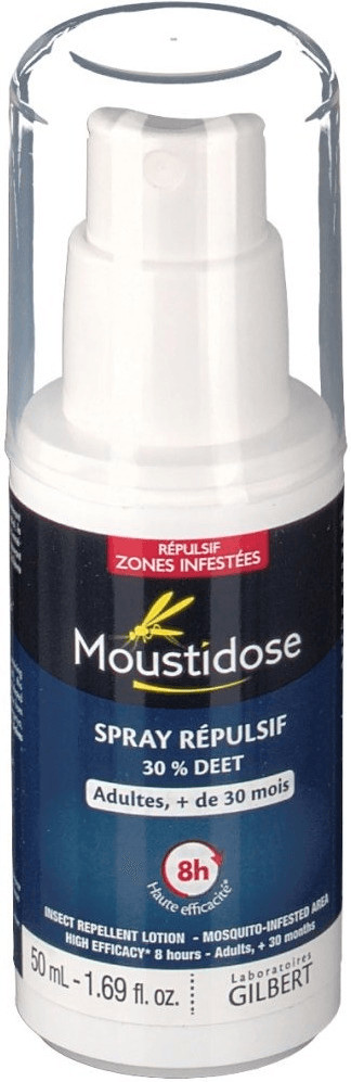 Laboratoires Gilbert Moustidose Spray répulsif zones infestées (50 ml)