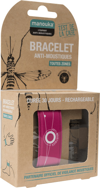 Manouka Bracelet anti-moustiques toutes zones