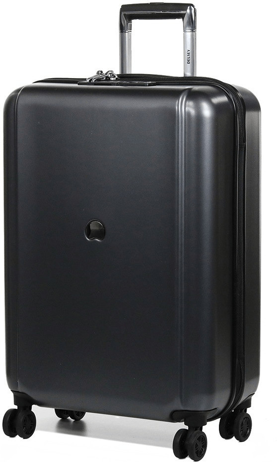 Delsey Valise Pluggage 4 doubles roues 65 cm noir