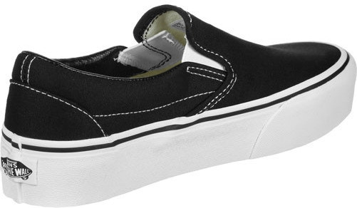 Slip on platform vans outlet black